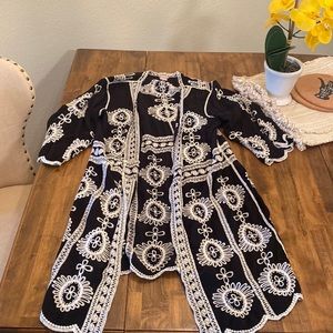 Chico's patterned cardigan